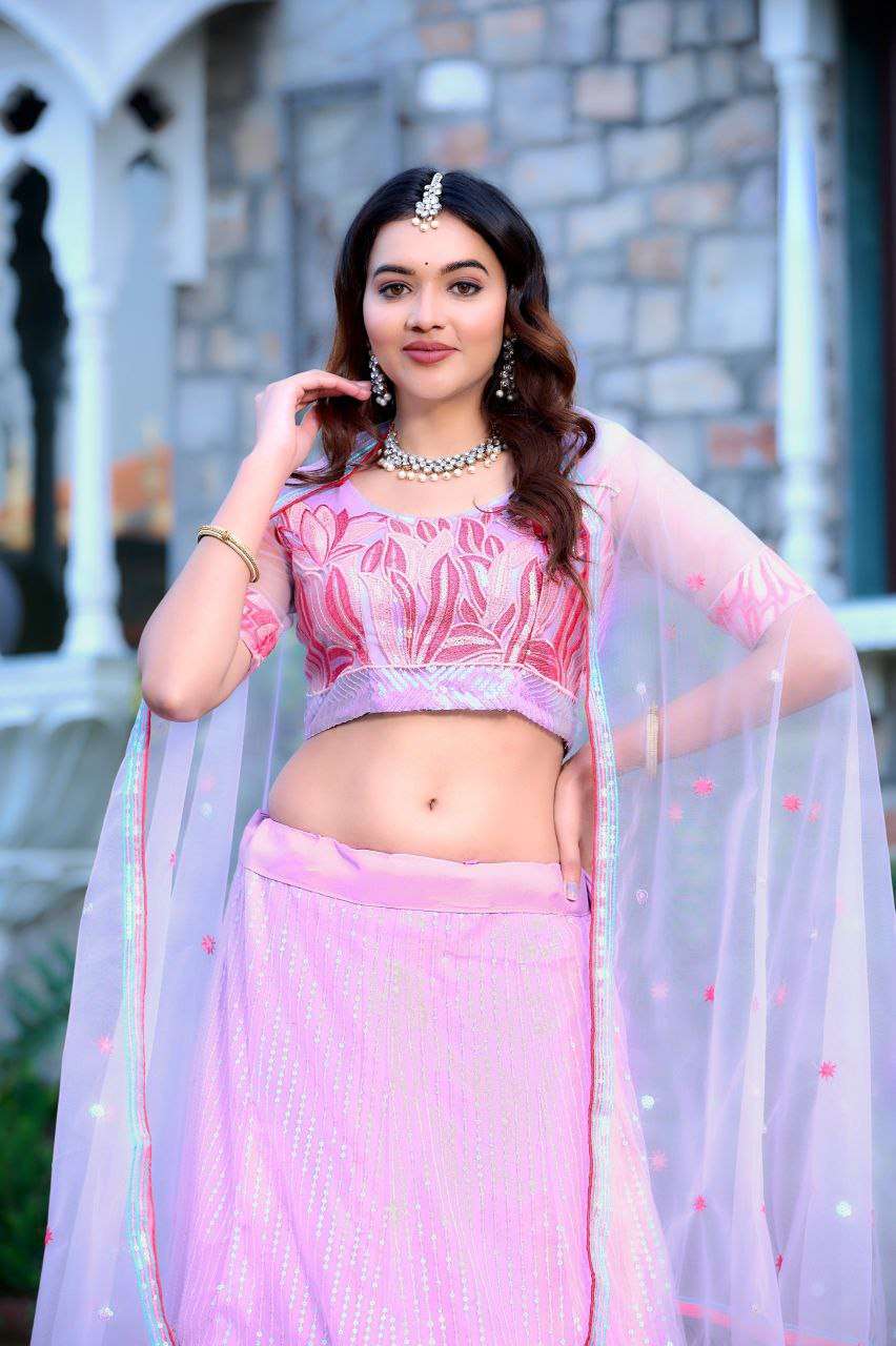 Women's Tussar Silk Patola Printed Lehenga Set with Dupatta ? Stitched with Can Can Flair - Image 2